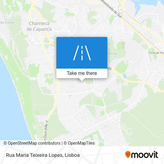 Rua Maria Teixeira Lopes mapa