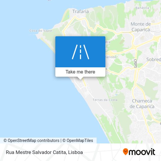 Rua Mestre Salvador Catita mapa