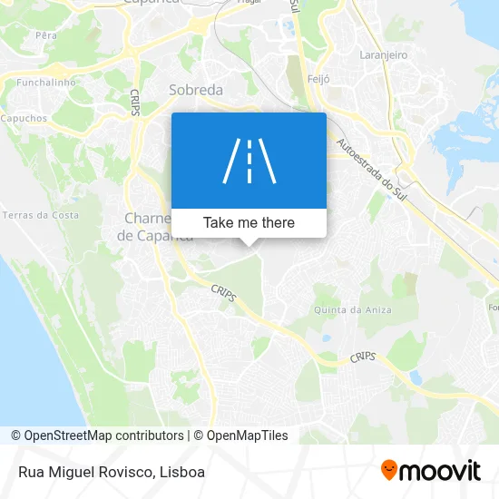 Rua Miguel Rovisco map