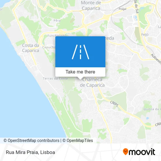 Rua Mira Praia map
