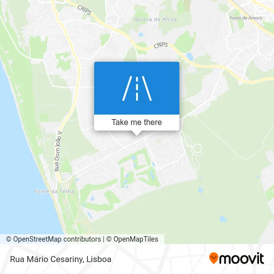 Rua Mário Cesariny map