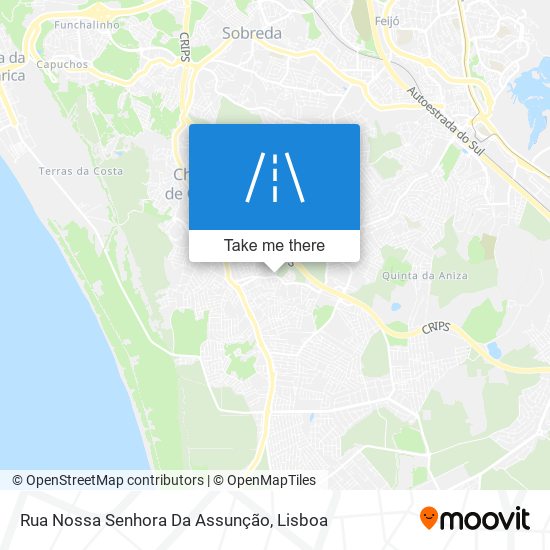 Rua Nossa Senhora Da Assunção mapa