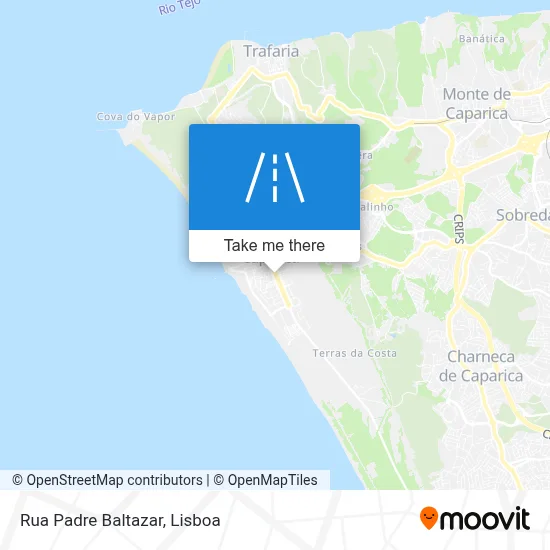 Rua Padre Baltazar map