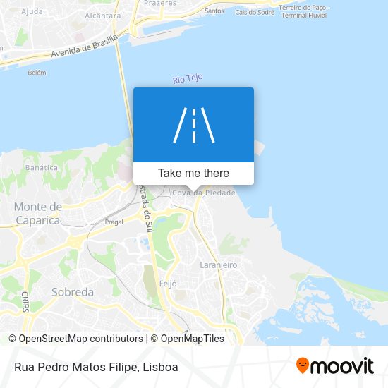 Rua Pedro Matos Filipe map