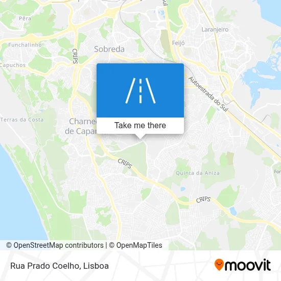 Rua Prado Coelho map