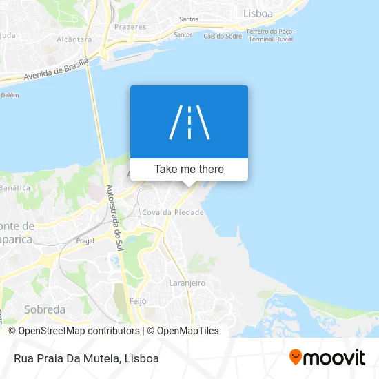 Rua Praia Da Mutela map