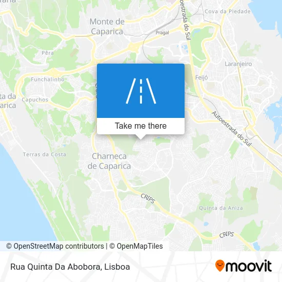 Rua Quinta Da Abobora map