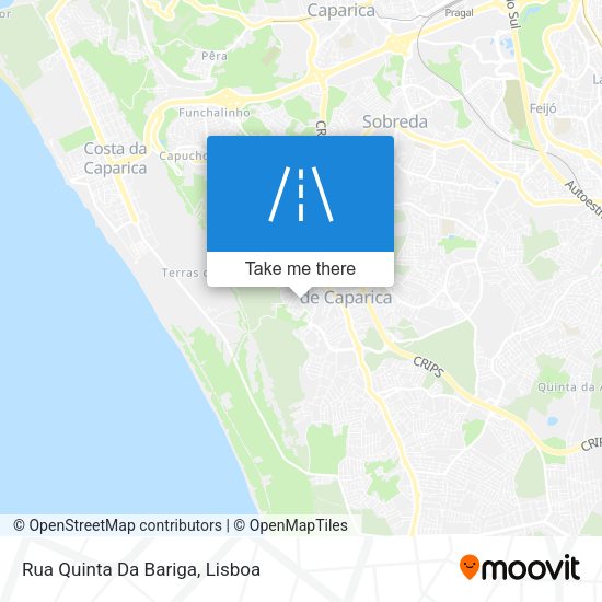 Rua Quinta Da Bariga mapa