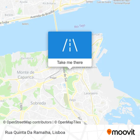 Rua Quinta Da Ramalha map