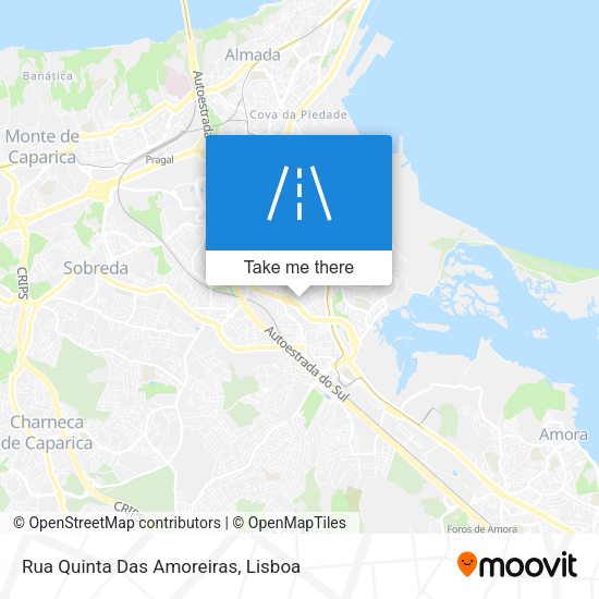 Rua Quinta Das Amoreiras map