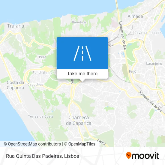Rua Quinta Das Padeiras map