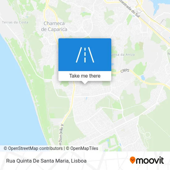 Rua Quinta De Santa Maria map