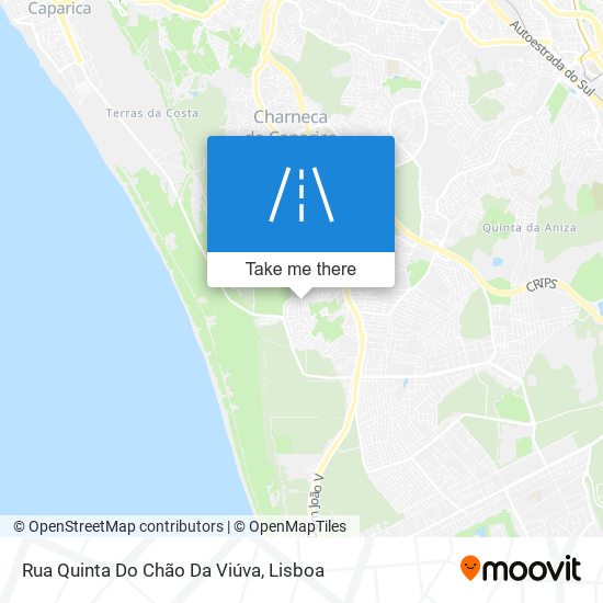 Rua Quinta Do Chão Da Viúva map