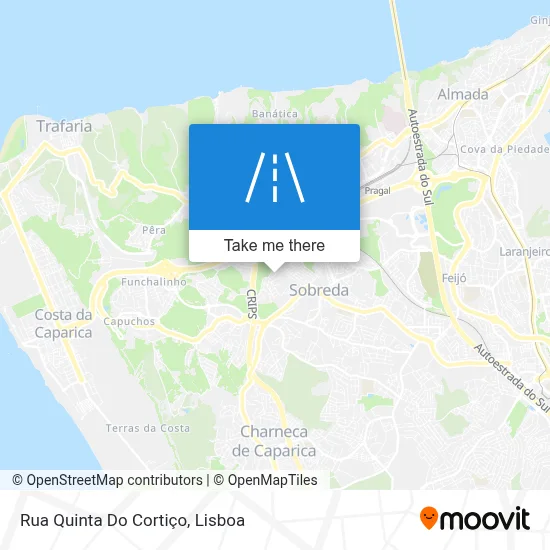 Rua Quinta Do Cortiço map