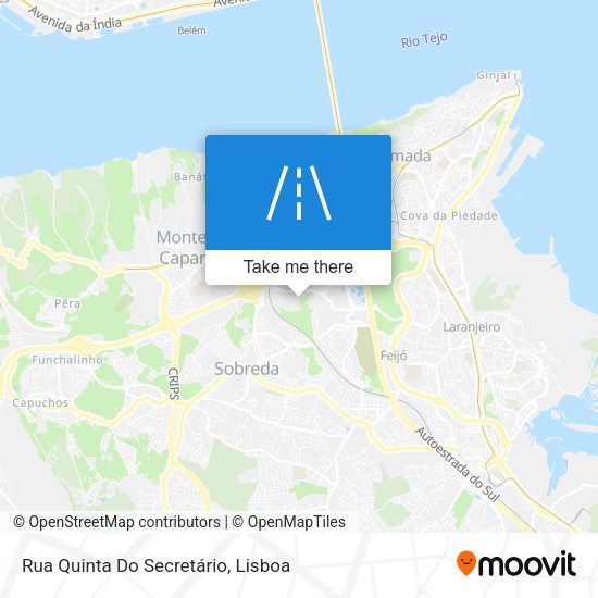 Rua Quinta Do Secretário map