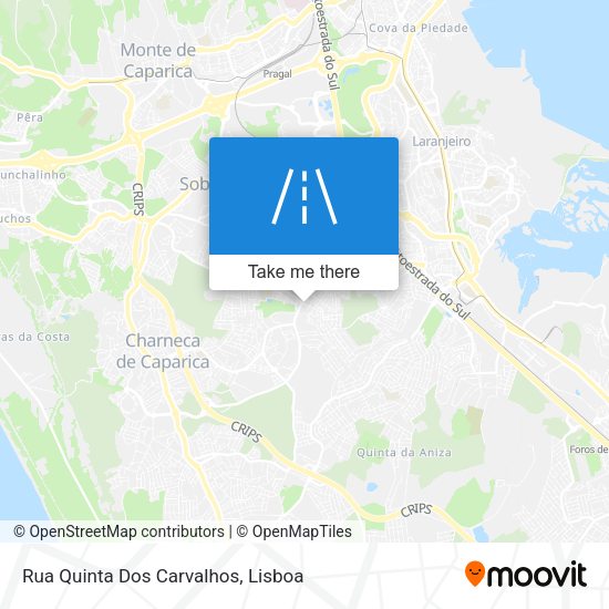 Rua Quinta Dos Carvalhos map