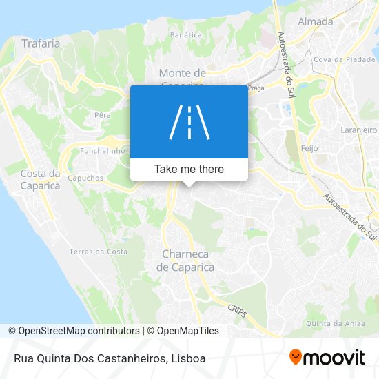 Rua Quinta Dos Castanheiros mapa