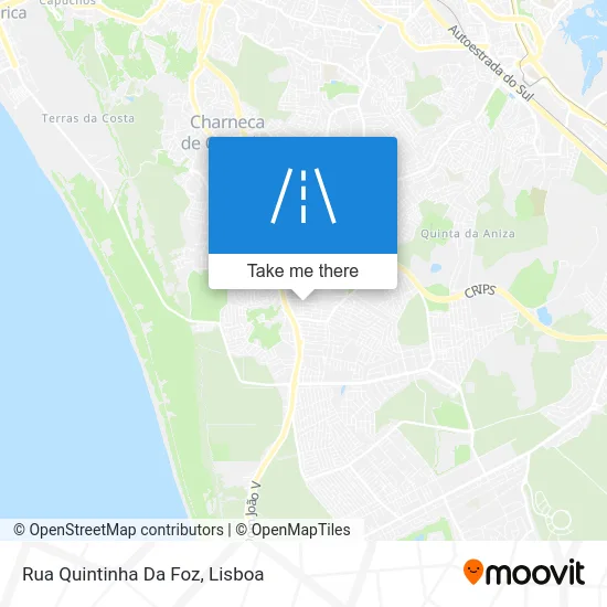 Rua Quintinha Da Foz map