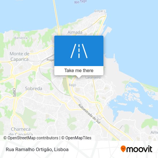 Rua Ramalho Ortigão map