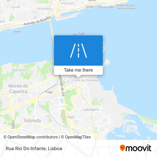 Rua Rio Do Infante map