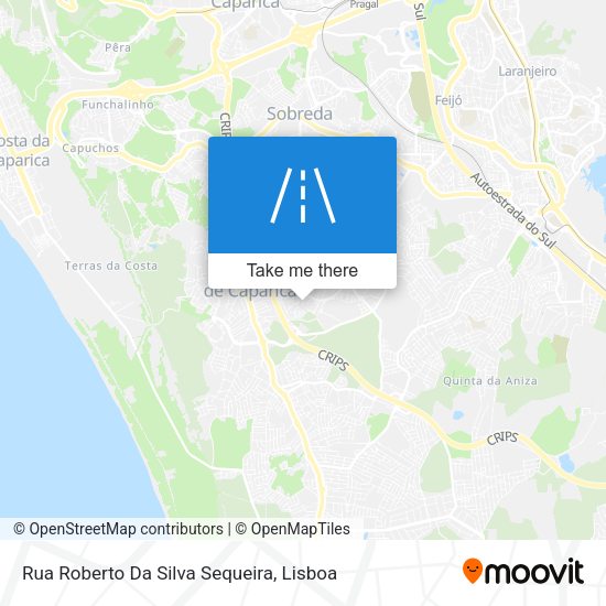 Rua Roberto Da Silva Sequeira mapa