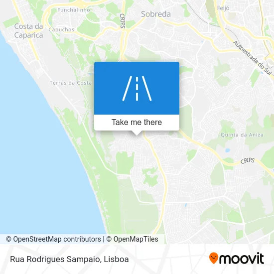 Rua Rodrigues Sampaio map