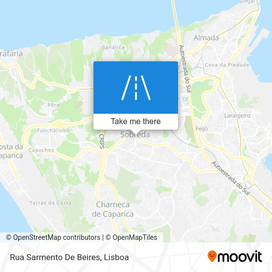 Rua Sarmento De Beires map