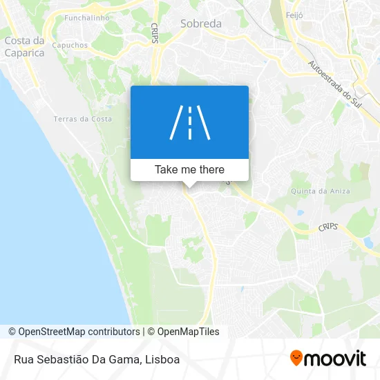 Rua Sebastião Da Gama map