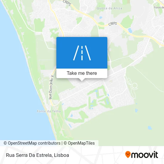 Rua Serra Da Estrela map