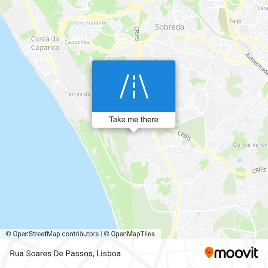 Rua Soares De Passos map