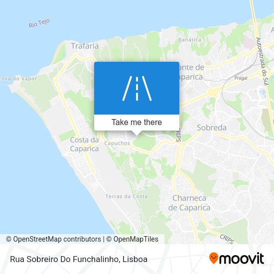 Rua Sobreiro Do Funchalinho map