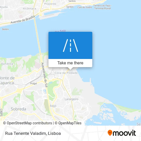 Rua Tenente Valadim map