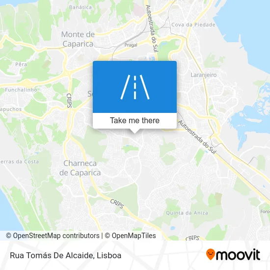 Rua Tomás De Alcaide map
