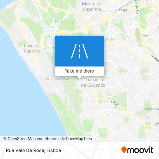 Rua Vale Da Rosa map