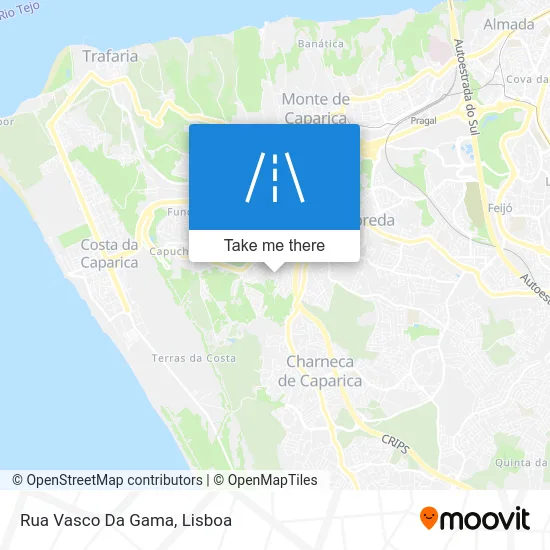 Rua Vasco Da Gama map