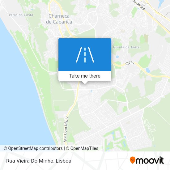 Rua Vieira Do Minho map
