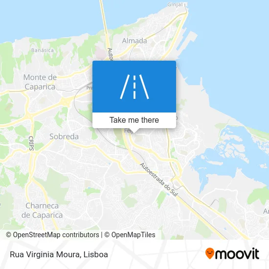 Rua Virginia Moura map