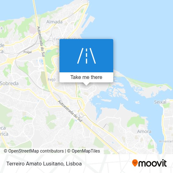 Terreiro Amato Lusitano map