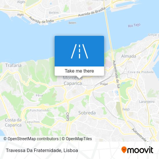 Travessa Da Fraternidade map