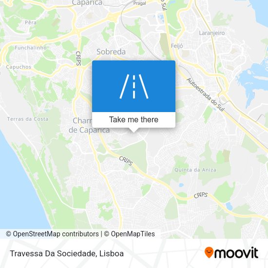Travessa Da Sociedade mapa