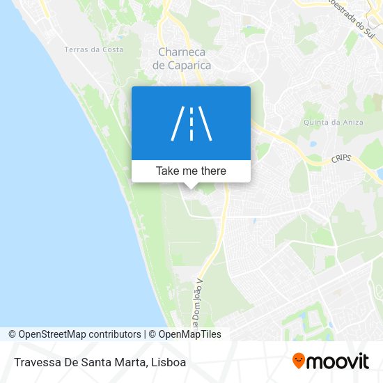 Travessa De Santa Marta map