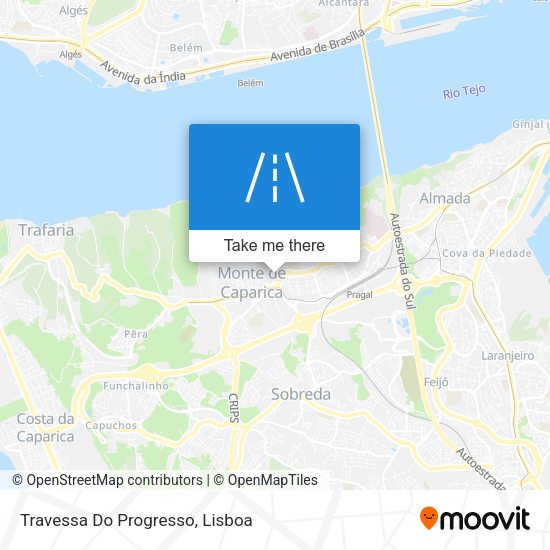 Travessa Do Progresso mapa