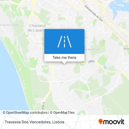 Travessa Dos Vencedores mapa