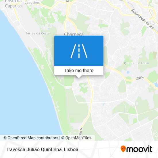 Travessa Julião Quintinha mapa