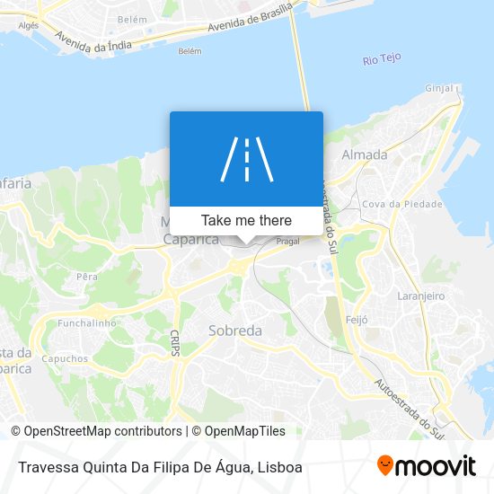 Travessa Quinta Da Filipa De Água map