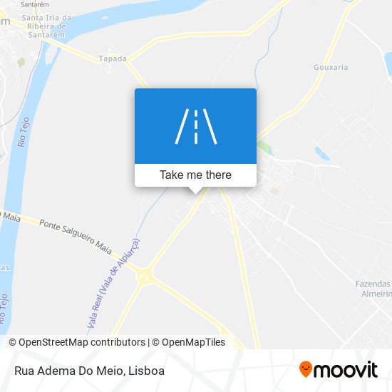 Rua Adema Do Meio map