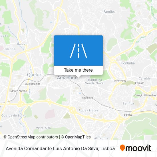 Avenida Comandante Luís António Da Silva map