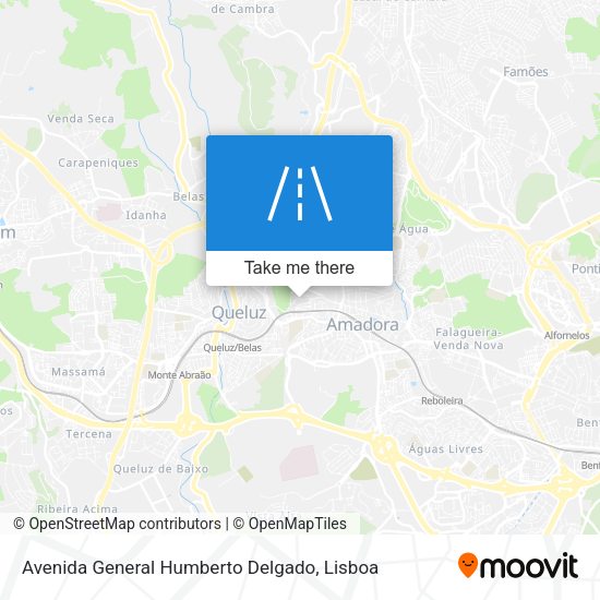 Avenida General Humberto Delgado map