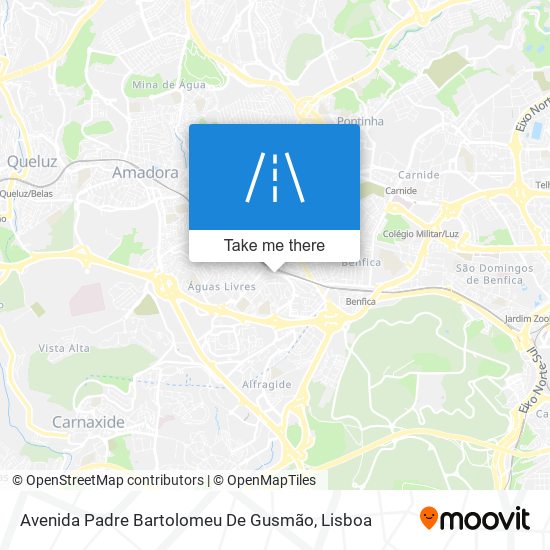 Avenida Padre Bartolomeu De Gusmão mapa