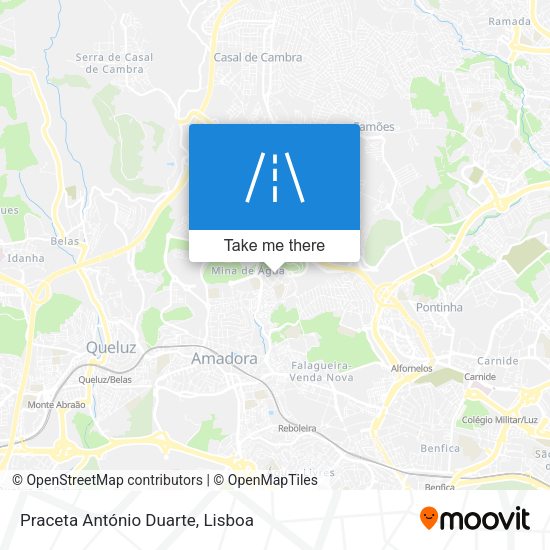 Praceta António Duarte mapa